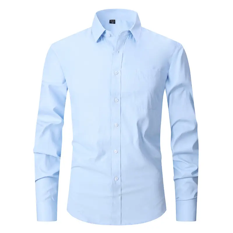 White Plus Size Men's Striped Shirt 2026 - Image 7