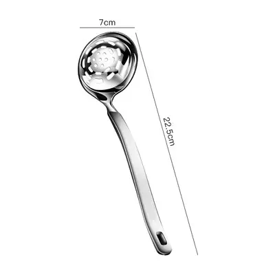 304 Stainless Steel Hot Pot Spoon Soup Spoon Colander Spoon - Image 2