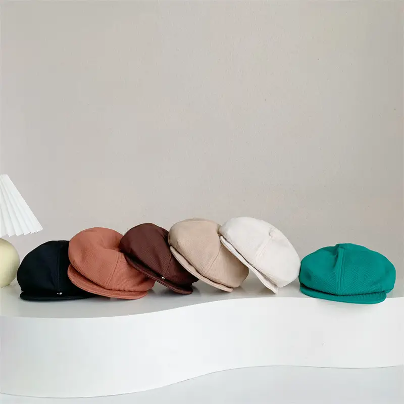Beige Korean Ins Baby Cap for Girls Boys Autumn - Image 4