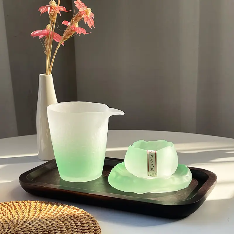 Pink Crystal Tea Cup Cover Bowl Set - Image 11