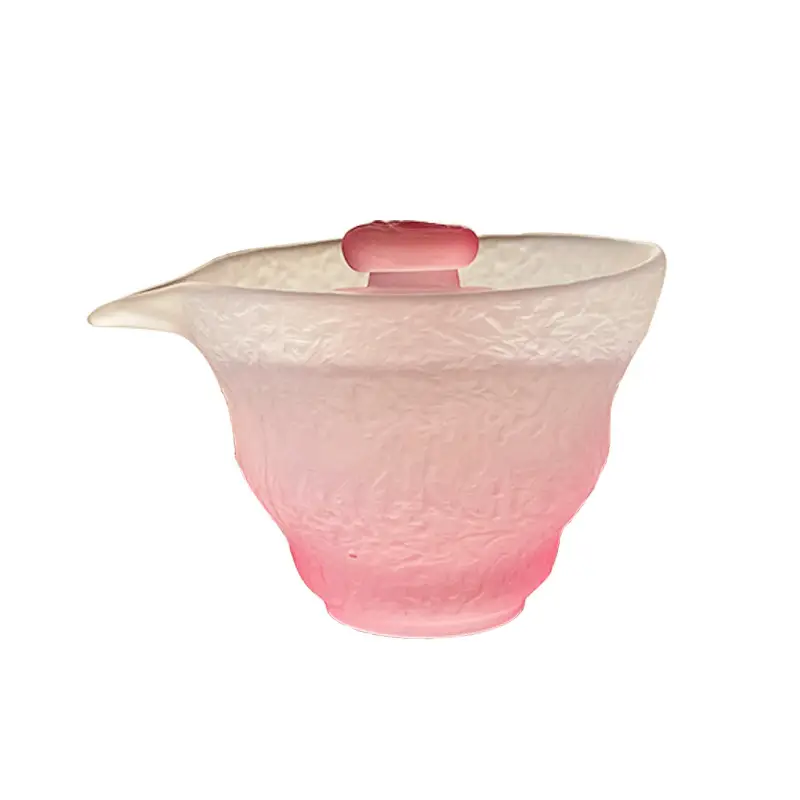 Pink Crystal Tea Cup Cover Bowl Set - Image 14