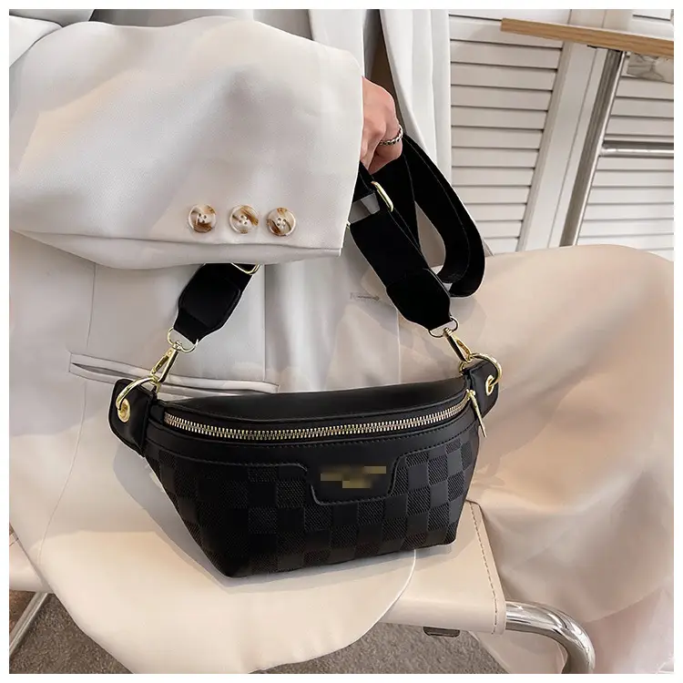 Women Quilted Zipper Crossbody Bag Beige Large Capacity — feature 22
