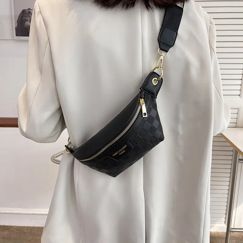 Women Quilted Zipper Crossbody Bag Beige Large Capacity — feature 37
