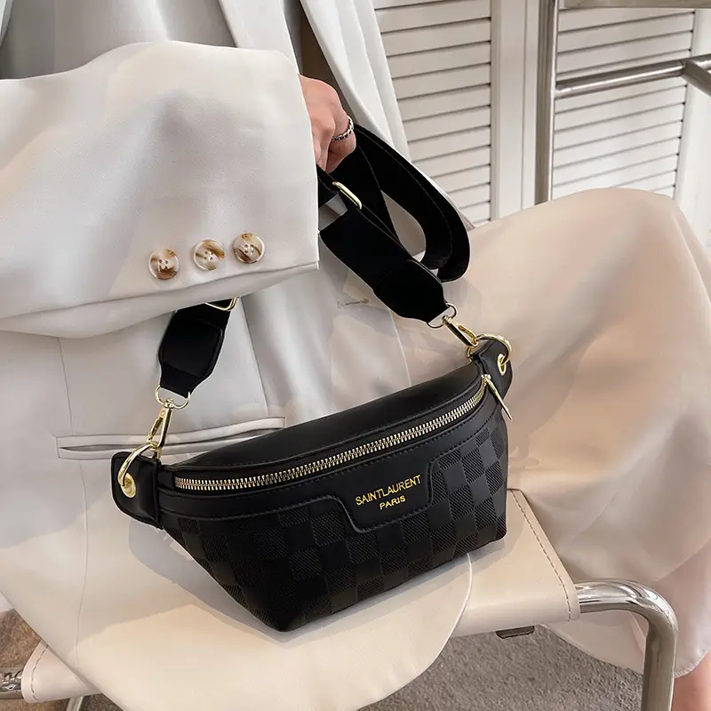 Women Quilted Zipper Crossbody Bag Beige Large Capacity — feature 40