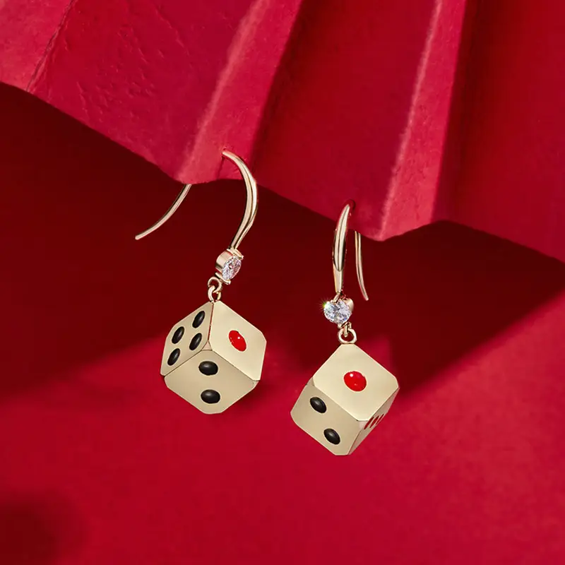 Red Chinese Style Pearl Petal Tassel Earrings for Bridal Wear - Image 33