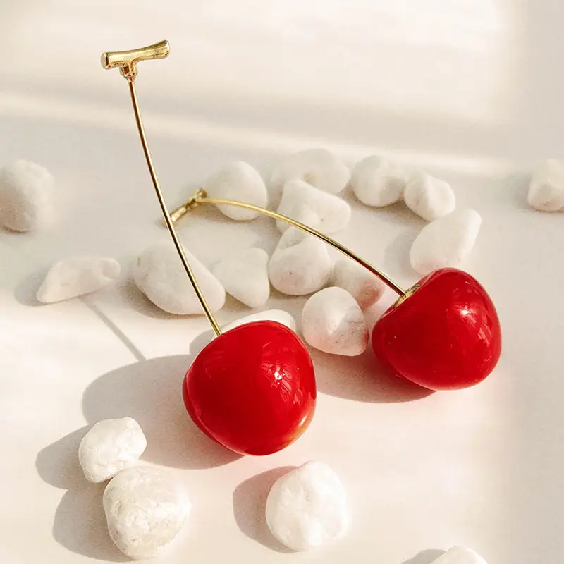 Red Chinese Style Pearl Petal Tassel Earrings for Bridal Wear - Image 35