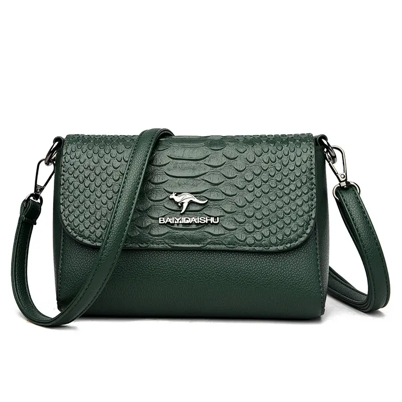 Red Korean Mummy Shoulder Bag for Women - Image 8