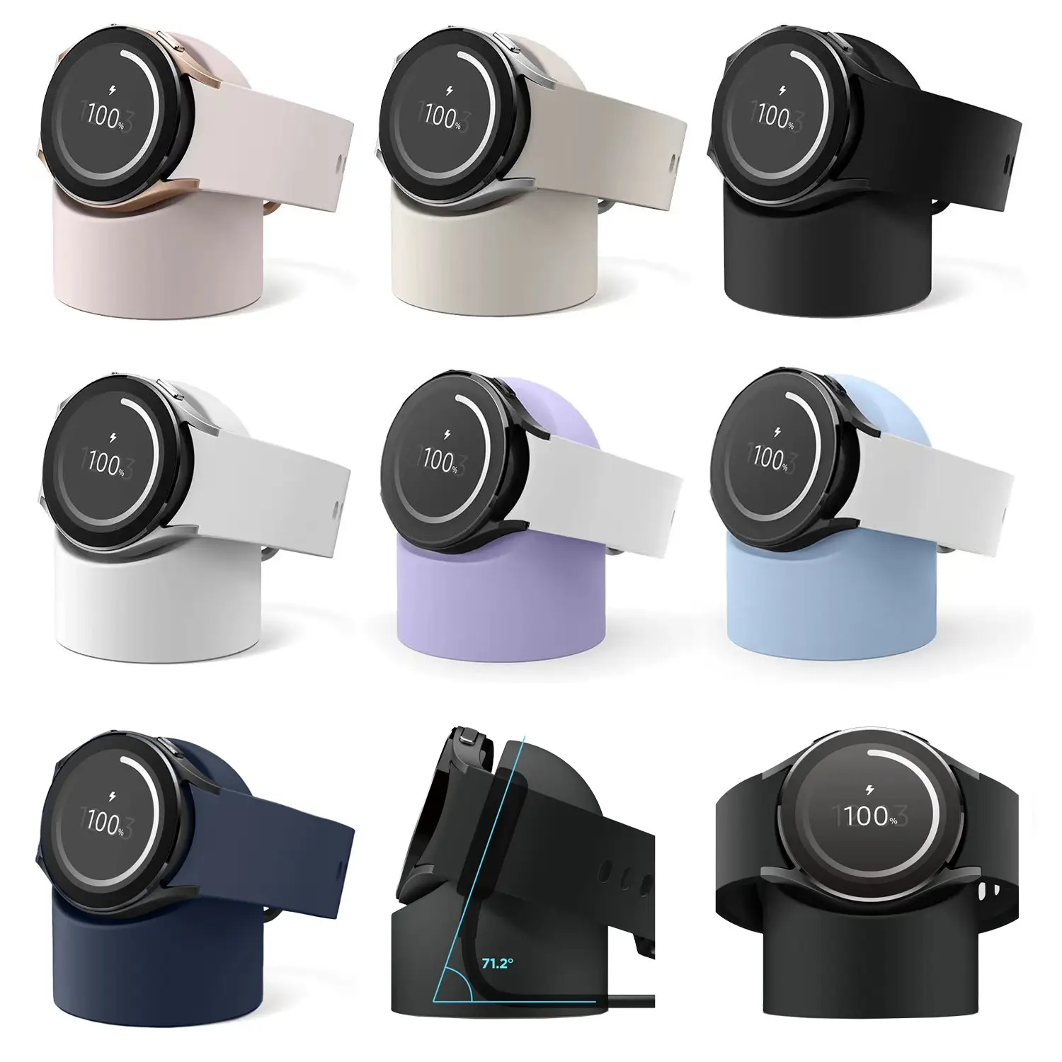 Silicone Charging Stand for GalaxyWatch3/4th Gen - Image 13