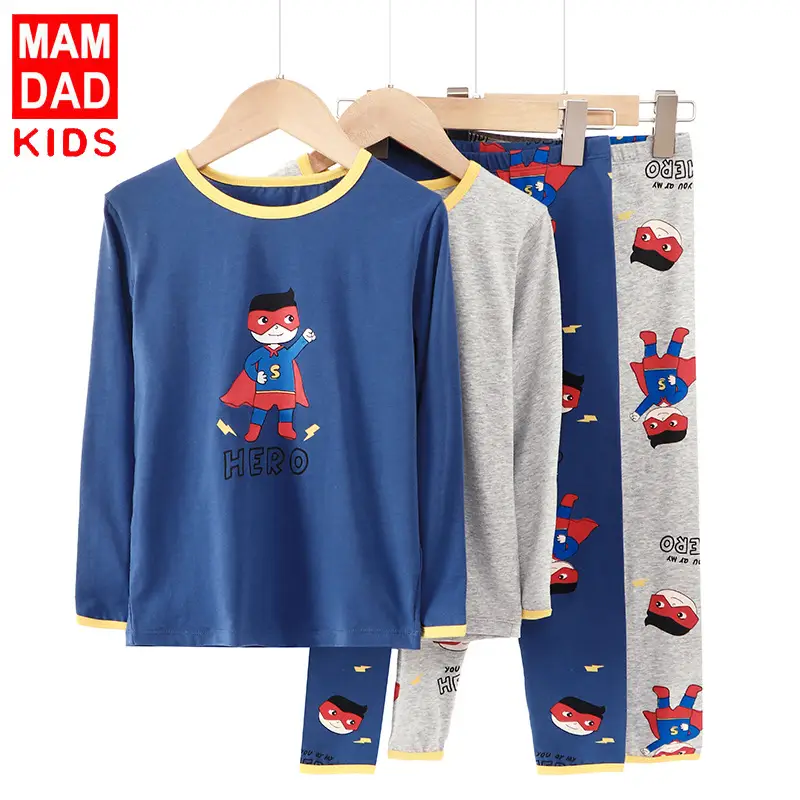 Kids Hero Batman Base Underwear Blue Suit - Image 4