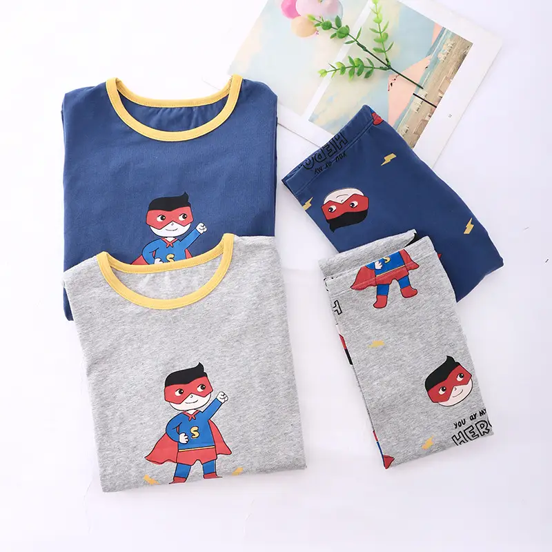 Kids Hero Batman Base Underwear Blue Suit - Image 5
