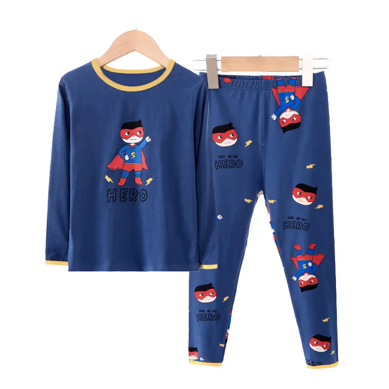 Kids Hero Batman Base Underwear Blue Suit - Image 7