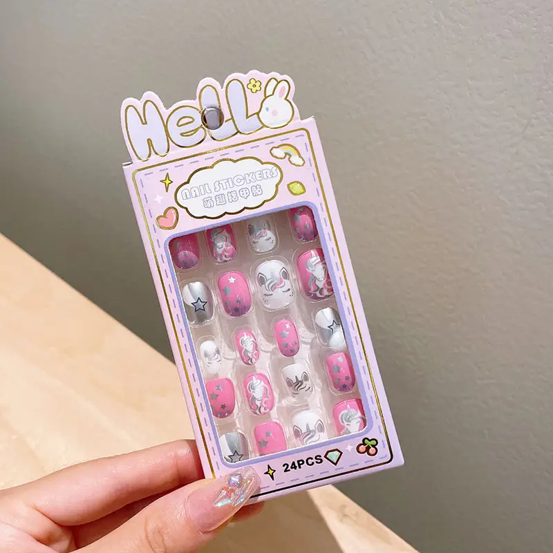Removable Nail Stickers for Girls Self-Adhesive Cartoon Series - Image 3