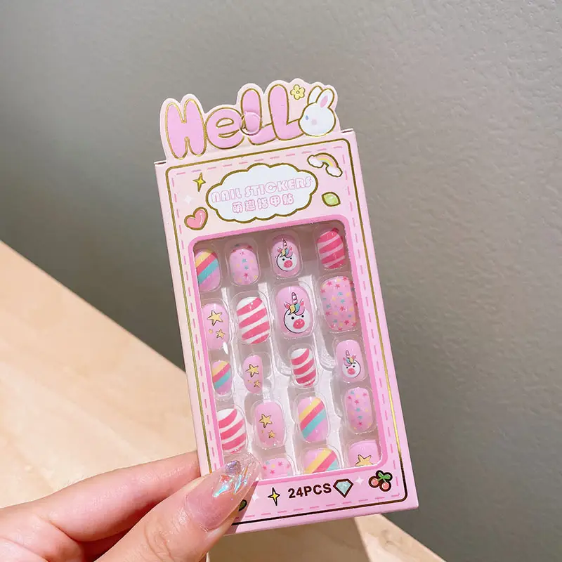 Removable Nail Stickers for Girls Self-Adhesive Cartoon Series - Image 7