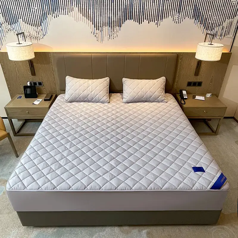Wormwood Quilted Bed Protector with Pillow Covers - Image 7