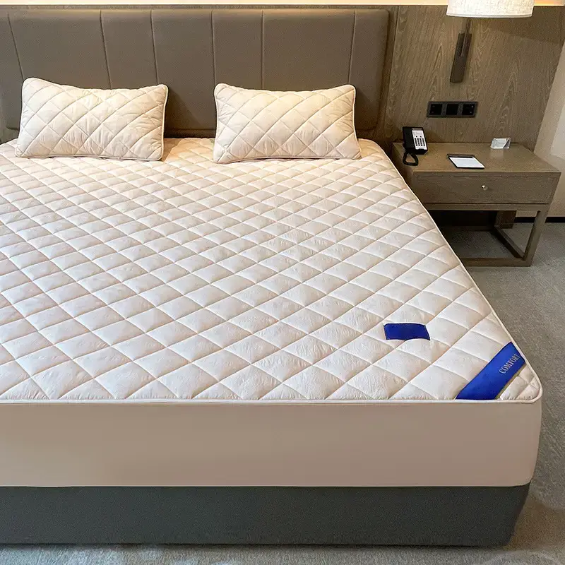 Wormwood Quilted Bed Protector with Pillow Covers - Image 8
