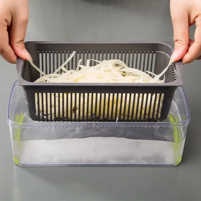 Multifunctional Vegetable Cutting Artifact Household Shredded Potato Shredded Cutter Kitchen Shredded Radish Grater Slicing Machine