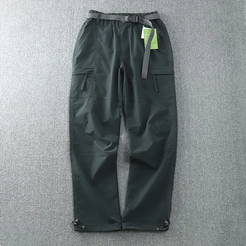 Men's Fleece Lined Windproof Pants Olive Green