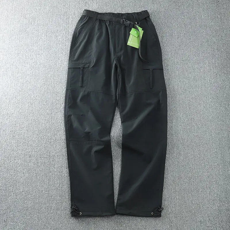 Men's Fleece Lined Windproof Pants Olive Green — feature 11
