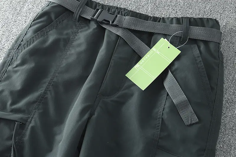 Men's Fleece Lined Windproof Pants Olive Green — feature 25