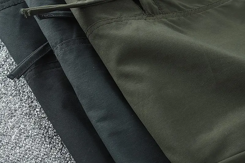 Men's Fleece Lined Windproof Pants Olive Green — feature 7