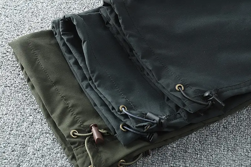 Men's Fleece Lined Windproof Pants Olive Green — feature 8