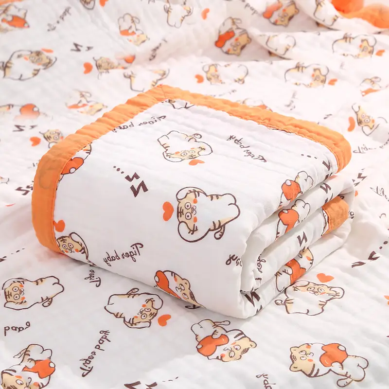Wide-brimmed Baby Bath Towel Cotton Pink Cartoon - Image 30