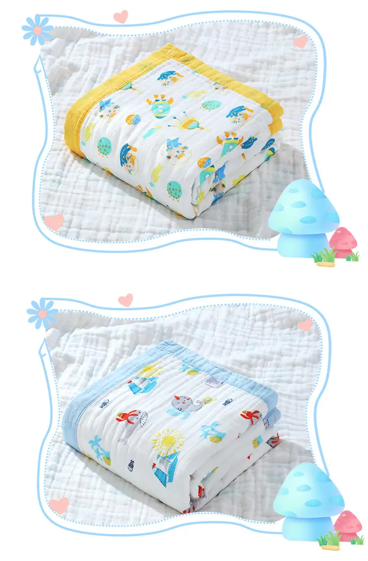 Wide-brimmed Baby Bath Towel Cotton Pink Cartoon — feature 10
