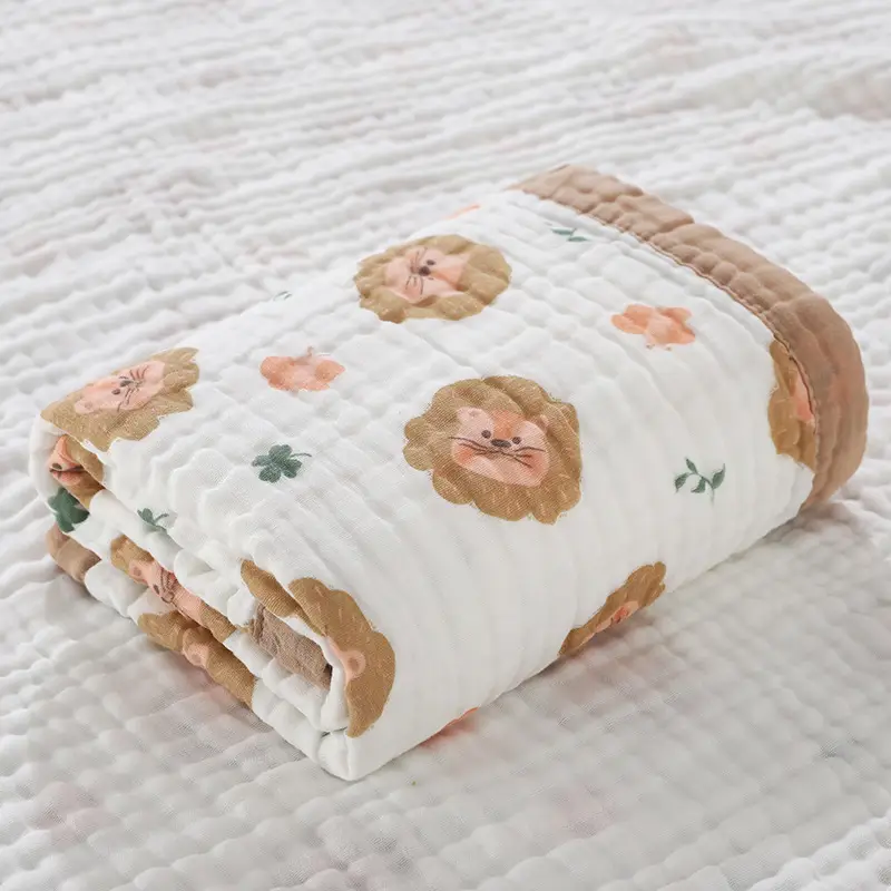 Wide-brimmed Baby Bath Towel Cotton Pink Cartoon - Image 10