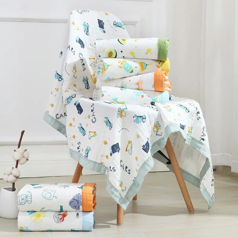 Wide-brimmed Baby Bath Towel Cotton Pink Cartoon - Image 14