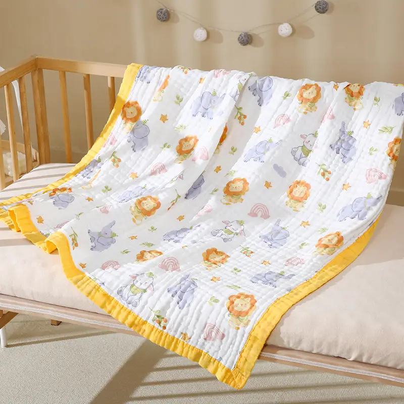 Wide-brimmed Baby Bath Towel Cotton Pink Cartoon - Image 2