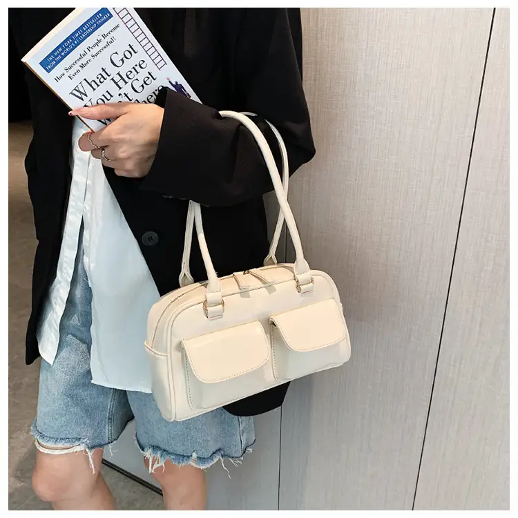 Women's Red Retro Underarm Bag 2022 Summer - Image 3