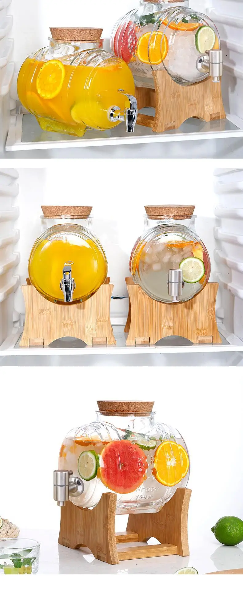 Wooden Saking Wine Glass Bottles for Home Use — feature 12