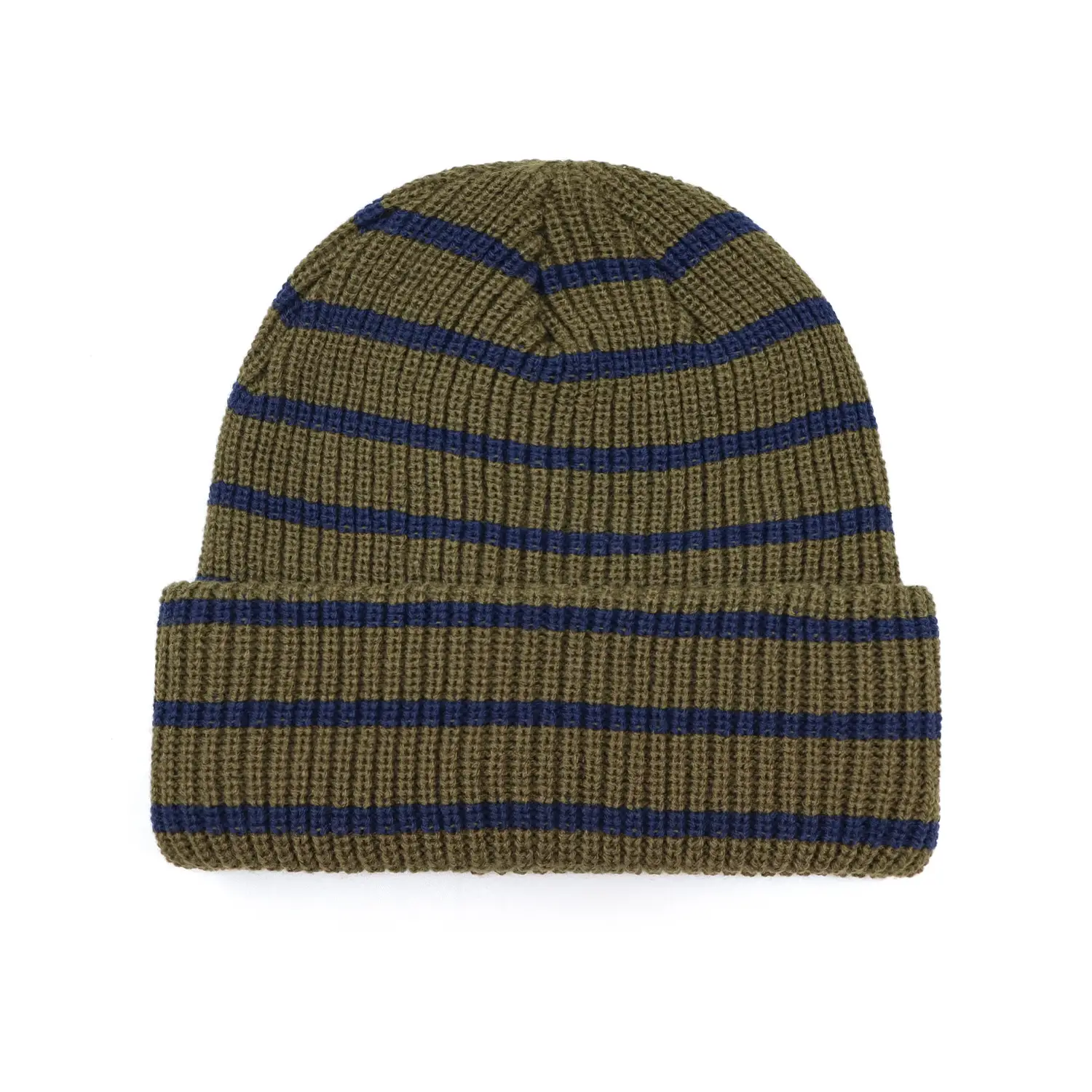 Japanese Style Woolen Striped Hat for Women Men Autumn Winter Warm - Image 6