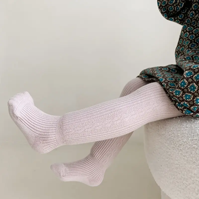 Girls Fleece Leggings Warm Anti-Pill Cotton Korean Pantyhose - Image 3