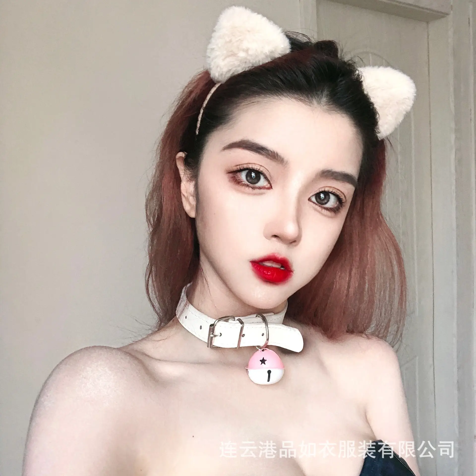 Lace Bell Collar Maid Adult Sexy Accessories Sweet Cute Bow - Image 6