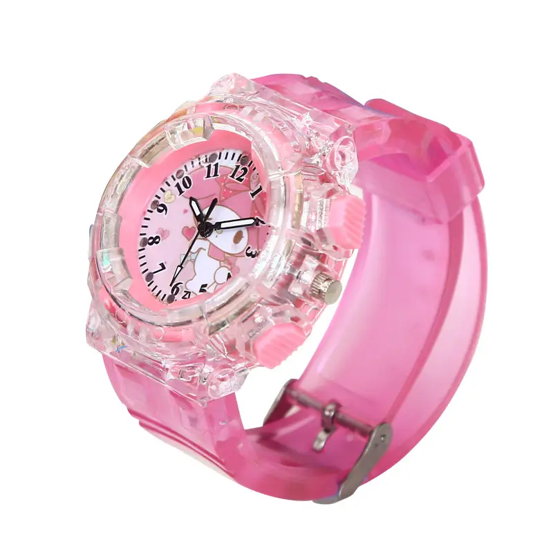 Sanrio Luminous Watch Pink Crystal Quartz for Girls - Image 18