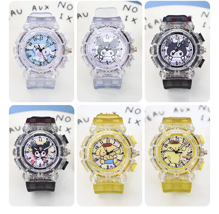 Sanrio Luminous Watch Pink Crystal Quartz for Girls — feature 10
