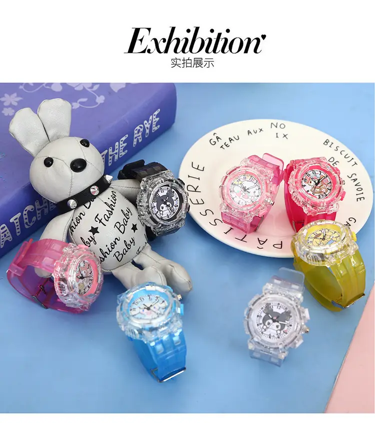 Sanrio Luminous Watch Pink Crystal Quartz for Girls — feature 12