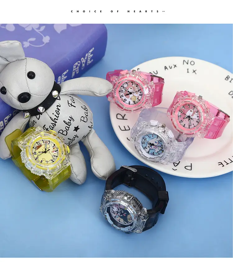 Sanrio Luminous Watch Pink Crystal Quartz for Girls — feature 14