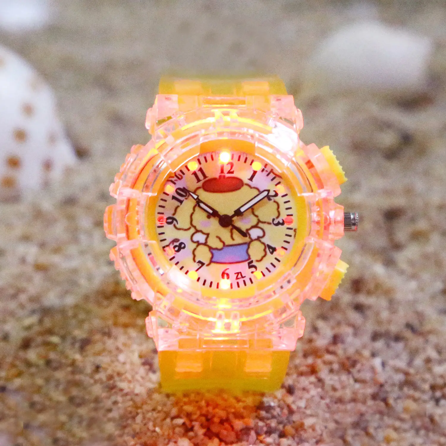 Sanrio Luminous Watch Pink Crystal Quartz for Girls — feature 16