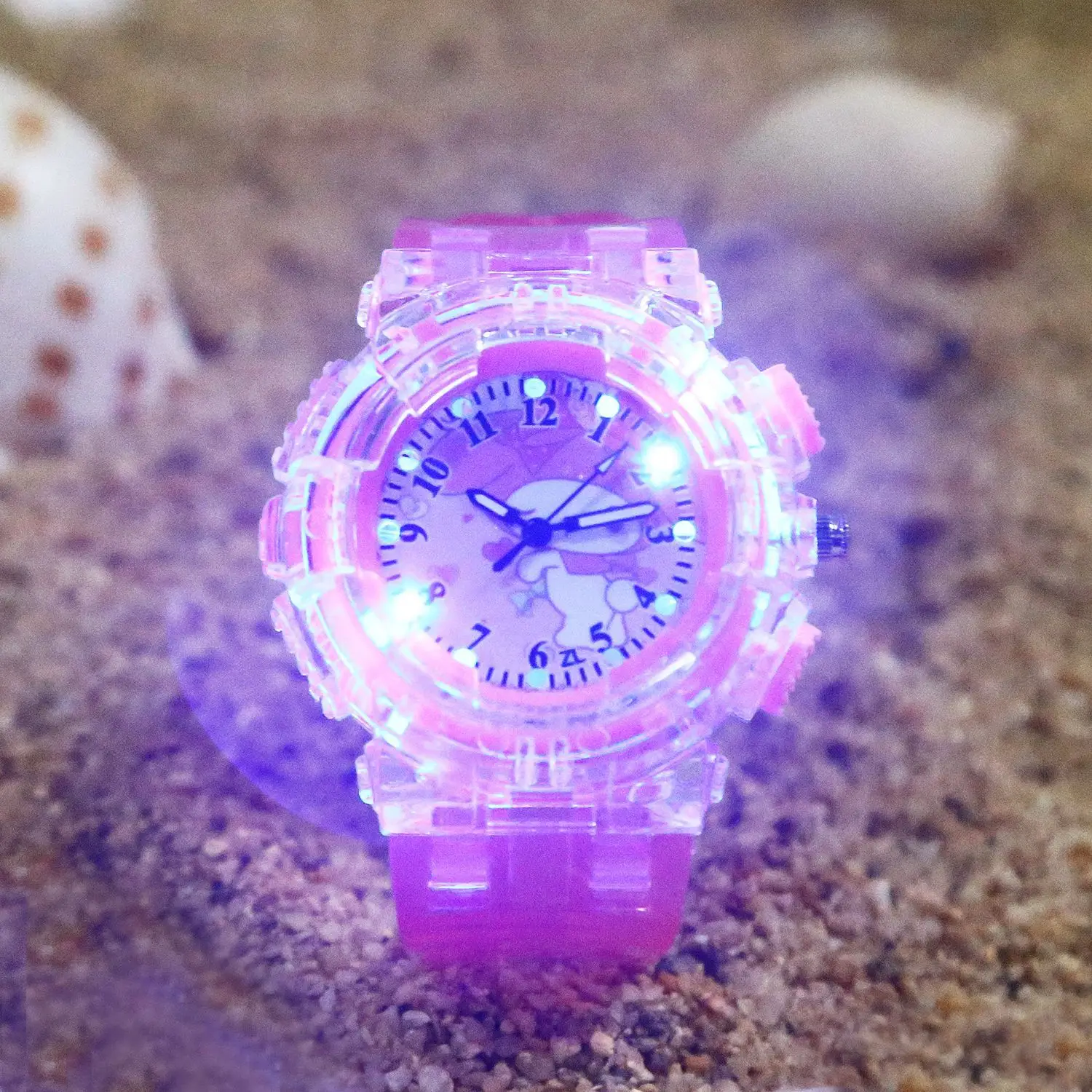 Sanrio Luminous Watch Pink Crystal Quartz for Girls — feature 20