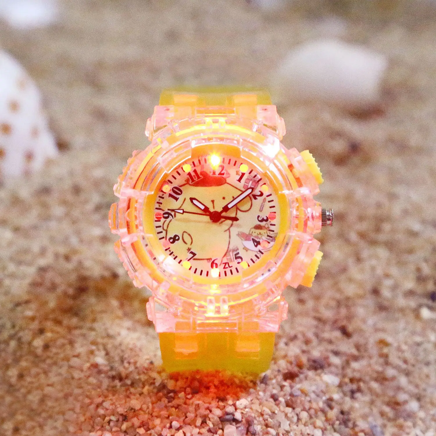 Sanrio Luminous Watch Pink Crystal Quartz for Girls — feature 23