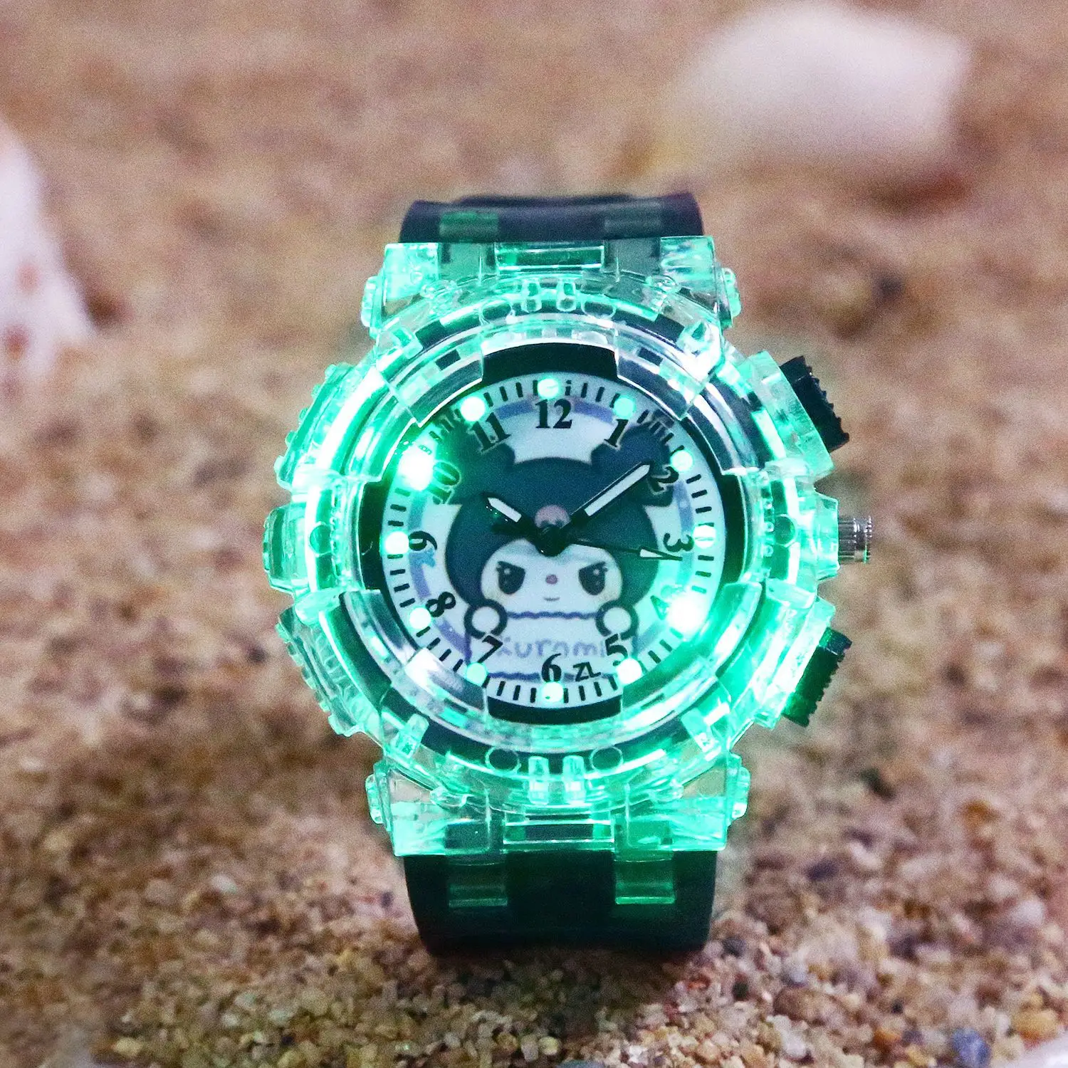 Sanrio Luminous Watch Pink Crystal Quartz for Girls — feature 25