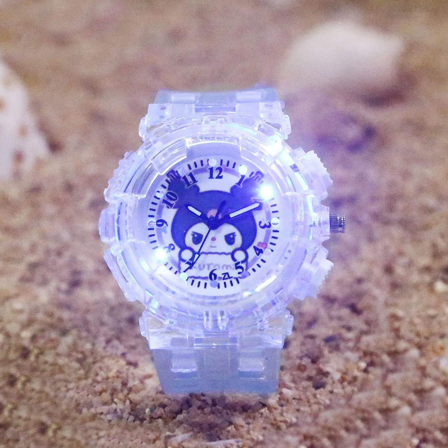 Sanrio Luminous Watch Pink Crystal Quartz for Girls — feature 27