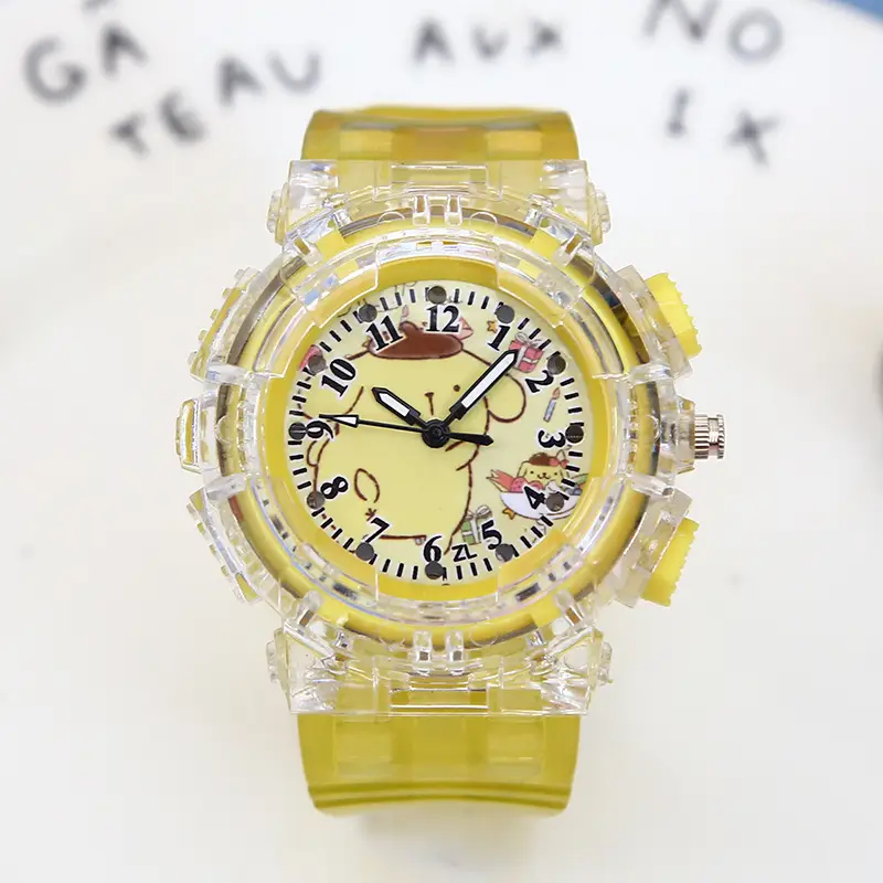Sanrio Luminous Watch Pink Crystal Quartz for Girls — feature 31