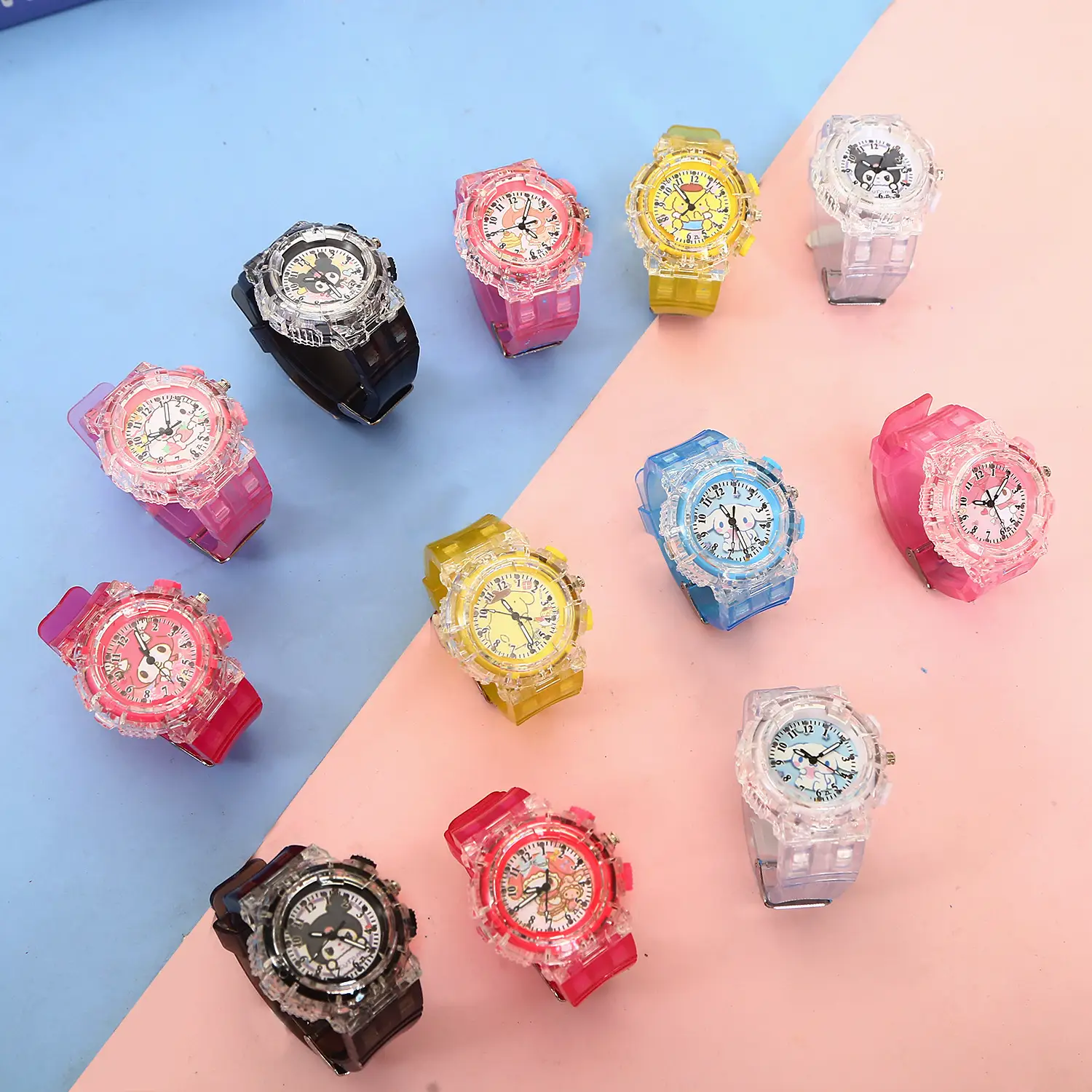 Sanrio Luminous Watch Pink Crystal Quartz for Girls — feature 28