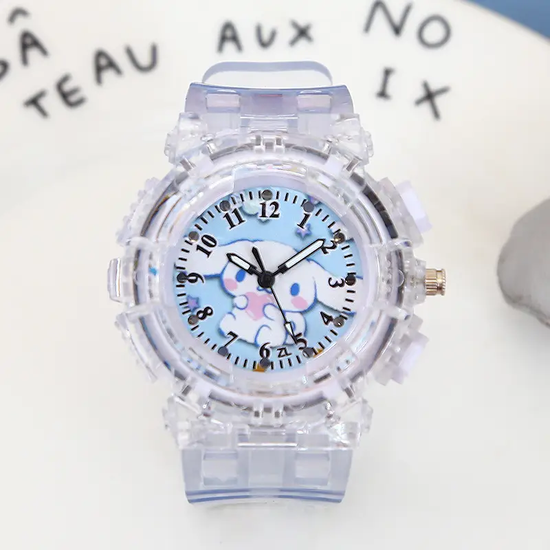 Sanrio Luminous Watch Pink Crystal Quartz for Girls — feature 38