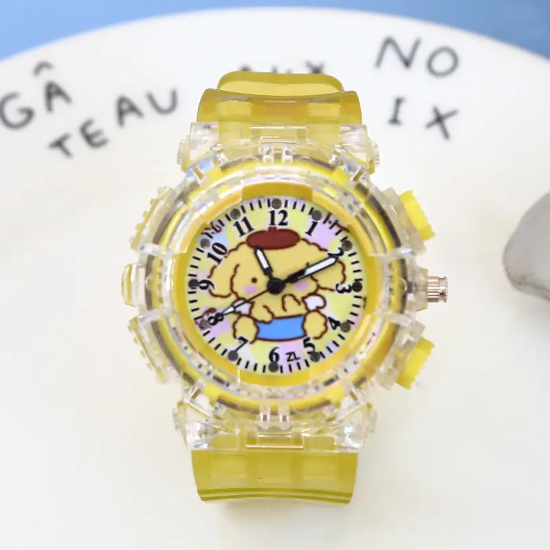 Sanrio Luminous Watch Pink Crystal Quartz for Girls - Image 6