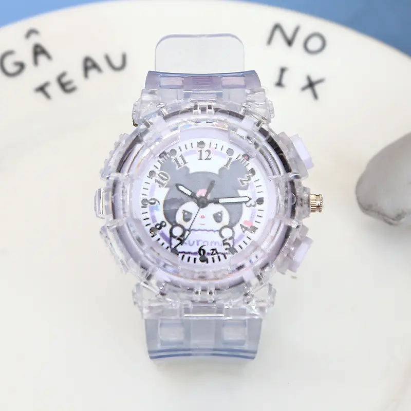Sanrio Luminous Watch Pink Crystal Quartz for Girls - Image 7