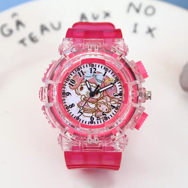 Sanrio Luminous Watch Pink Crystal Quartz for Girls — feature 32